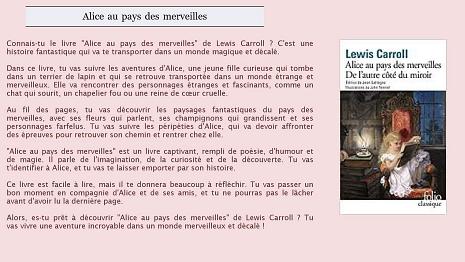 Alice au pays des merveilles